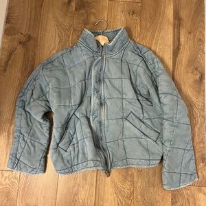 Free People Quilted Dolman Jacket